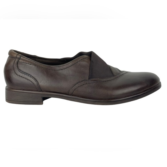 Earth Brown Leather Pumps with Comfortable Sock Lining. 8.5 - Picture 2 of 9